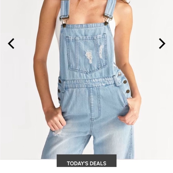 NWT Sold out at “Three Birds Nest “ Aaron and Amber Jumpsuit/ Overalls - Picture 5 of 9